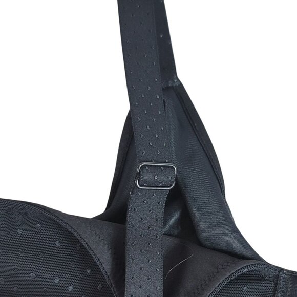 Wacoal Back Appeal Minimizer Bra Black 34DD Dots Seamless Underwire Adj #857303 - Picture 8 of 10